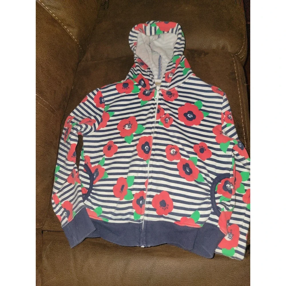 Gymboree‎ smart little lady floral sweatshirt size medium 7 8